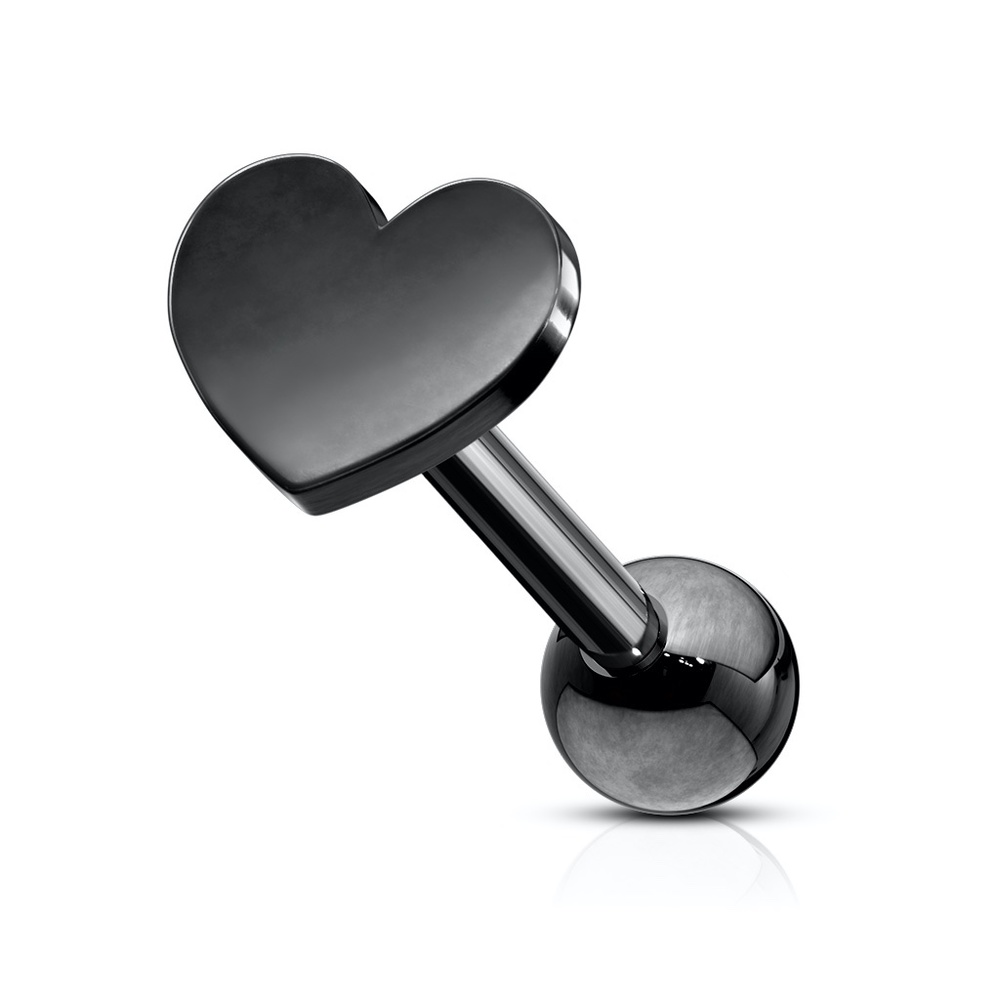 Heart Top Tragus Earring Stud